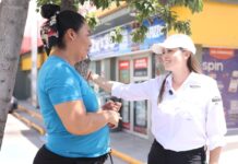 Invita Marimar al Distrito 14 a compartirle sus inquietudes, sugerencias o iniciativas