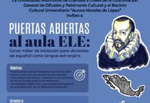Invita UA de C a participar en Puertas Abiertas al Aula ELE: Curso-Taller de iniciación para docentes de español como lengua extranjera