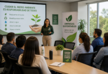 Ofrece Saltillo Ecológico charlas ambientales y colocación de árboles en empresas