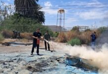 Protección Civil y Bomberos de Torreón capacita a 40 personas de centros de rehabilitación en el uso de extintores