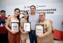 Reconocen el esfuerzo y entrega de trabajadores municipales de Saltillo
