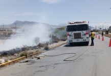 Registra Ramos Arizpe cientos de incendios intencionales en lotes baldíos