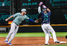 Saraperos liga triunfos y asegura la serie ante Los Charros al imponerse 10-4