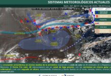 Se mantienen condiciones de lluvias fuertes, vientos intensos y posible formación de torbellinos o tornados en Coahuila