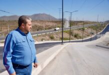 Supervisa Tomás Gutiérrez avance de obra en Camino del Real del Valle