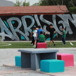 Disfrutan saltillenses las 3  plazas rehabilitadas por Harrison Barnes2