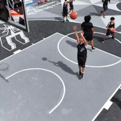 Disfrutan saltillenses las 3  plazas rehabilitadas por Harrison Barnes7