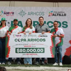 Dona ARHCOS 80 mil pesos al DIF para cirugía de corazón de un niño saltillense