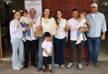 En familia y con compromiso ciudadano, Marimar Arroyo ejerce su derecho al voto