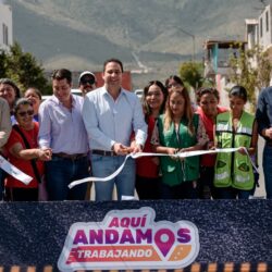 Entrega Javier Díaz obra de pavimentación en Nuevo Mirasierra4