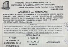 Evitan huelga en la Narro; trabajadores administrativos aprueban acuerdo con Rectoría