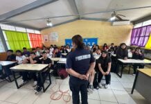 Fortalece la Comisaría de Seguridad acciones de prevención del acoso escolar en planteles educativos