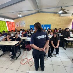 Fortalece la Comisaría de Seguridad acciones de prevención del acoso escolar en planteles educativos