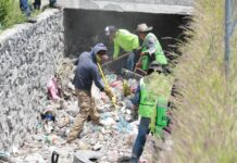 Intensifica Javier Díaz jornada de limpieza de arroyos