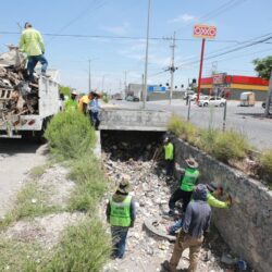 Intensifica Javier Díaz jornada de limpieza de arroyos2