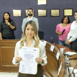 Morena obtuvo cinco, mientras que PRI, PT, UDC y Nuevas Ideas una diputación cada uno, bajo el principio de representación proporcional 3