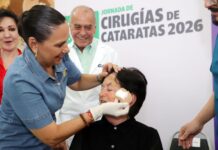 Realizan con éxito jornadas estatales de cirugías de cataratas en beneficio de población vulnerable
