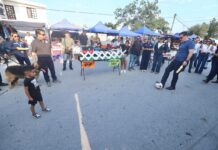 Recorren diversas corporaciones calles de Ramos Arizpe