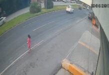 Salva a niña de atropello en la Nacional