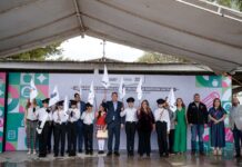 Arranca Javier Díaz construcción de techumbre en secundaria al surponiente de Saltillo