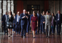 Asistió Sheinbaum a cena de FIFA en Castillo de Chapultepec
