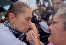 Claman padres a Sheinbaum en Veracruz: Queremos viva a periodista