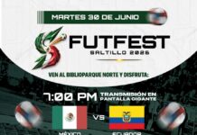 Disfrute este martes el México vs. Ecuador en el FUTFEST Saltillo 2026