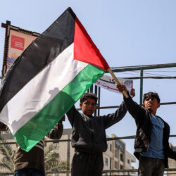 MEDIO ORIENTE-GAZA-DIA DEL PRISIONERO-MANIFESTACION