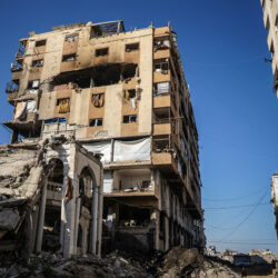 MIDEAST-GAZA CITY-ISRAELI AIRSTRIKE-DAMAGE