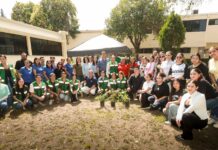 Instala UA de C jardín polinizador en su Campus Central