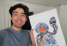 Muestra saltillense Alex Carrillo sus ilustraciones en China