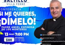 Padre Ángel Espinosa ofrecerá la conferencia «¡Si me quieres, dímelo!» en Saltillo