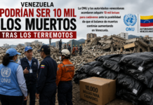 Podrían ser 10 mil los muertos, tras los terremotos en Venezuela