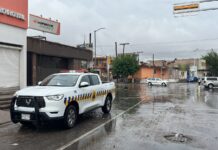 Protección Civil y Bomberos refuerza recorridos en Torreón debido a las lluvias registradas