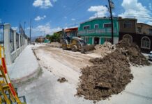 Realizan trabajos en calles de Ramos; piden a la ciudadanía tomar precauciones