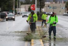 Refuerza Gobierno de Saltillo atención a la ciudad tras lluvias de este lunes