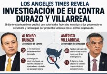 Revela Los Angeles Times presunta investigación de EU contra Durazo y Villarreal