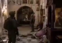 Soldados israelíes son exhibidos vandalizando iglesia cristiana en el sur de Líbano