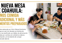 La nueva mesa de Coahuila: menos comida tradicional y más alimentos preparados