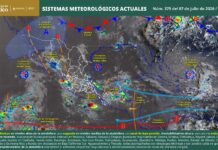 Alerta Protección Civil por lluvias fuertes, posible granizo y vientos intensos en Coahuila