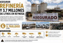 Aseguran refinería y 3.7 millones de litros en Reynosa