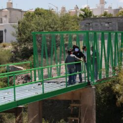 Avanza Saltillo en construcción de puente peatonal en Hacienda Narro1