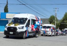 Con bendición de unidades, celebra Transportes y Traslados del Norte su décimo aniversario