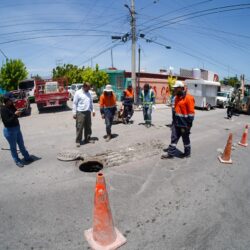 Continúa EMAS atendiendo reportes ciudadanos; trabajan en obras de drenaje sanitario3
