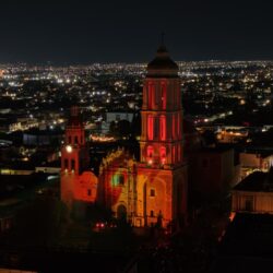Deslumbra el videomapping Saltillo 449 en la Catedral5