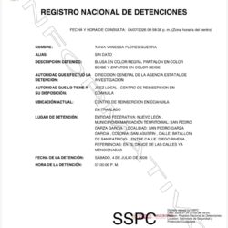 Dictan prisión preventiva a exalcaldesa de Múzquiz; audiencia de vinculación será el 9 de julio1