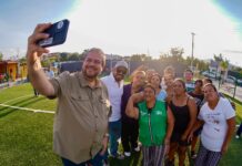 Entrega Tomás Gutiérrez cancha en la Alameda Escorial