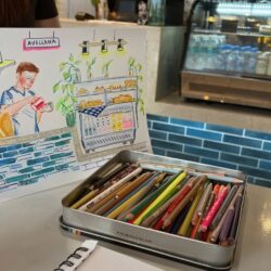 Expone artista coreana su arte inspirada en Saltillo y Arteaga