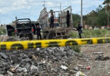 Hallan sin vida a un hombre dentro de contenedor de tráiler en la carretera Saltillo-Torreón