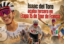 Isaac del Toro acaba tercero en Etapa 15 de Tour de Francia